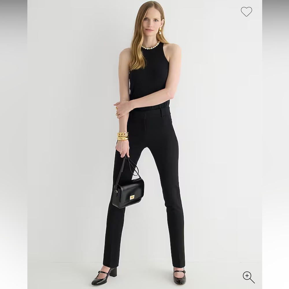 J.Crew Cameron 4-Season Stretch Dress Pants | Black | Size 10 | Classic Straight